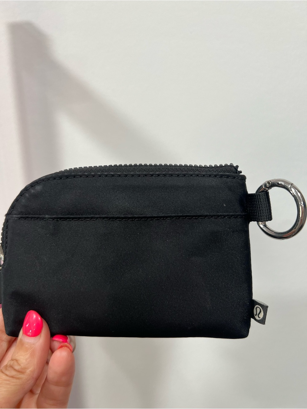 lululemon athletica Black Card Pouch with Key Ring NWOT - Picture 6 of 9